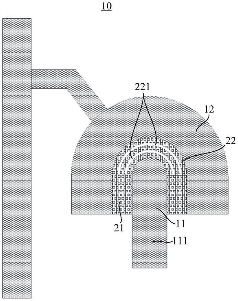 Mask plate, liquid crystal panel and liquid crystal display device