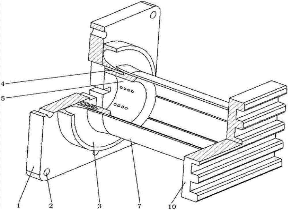 Energy-absorbing and anti-creeping device