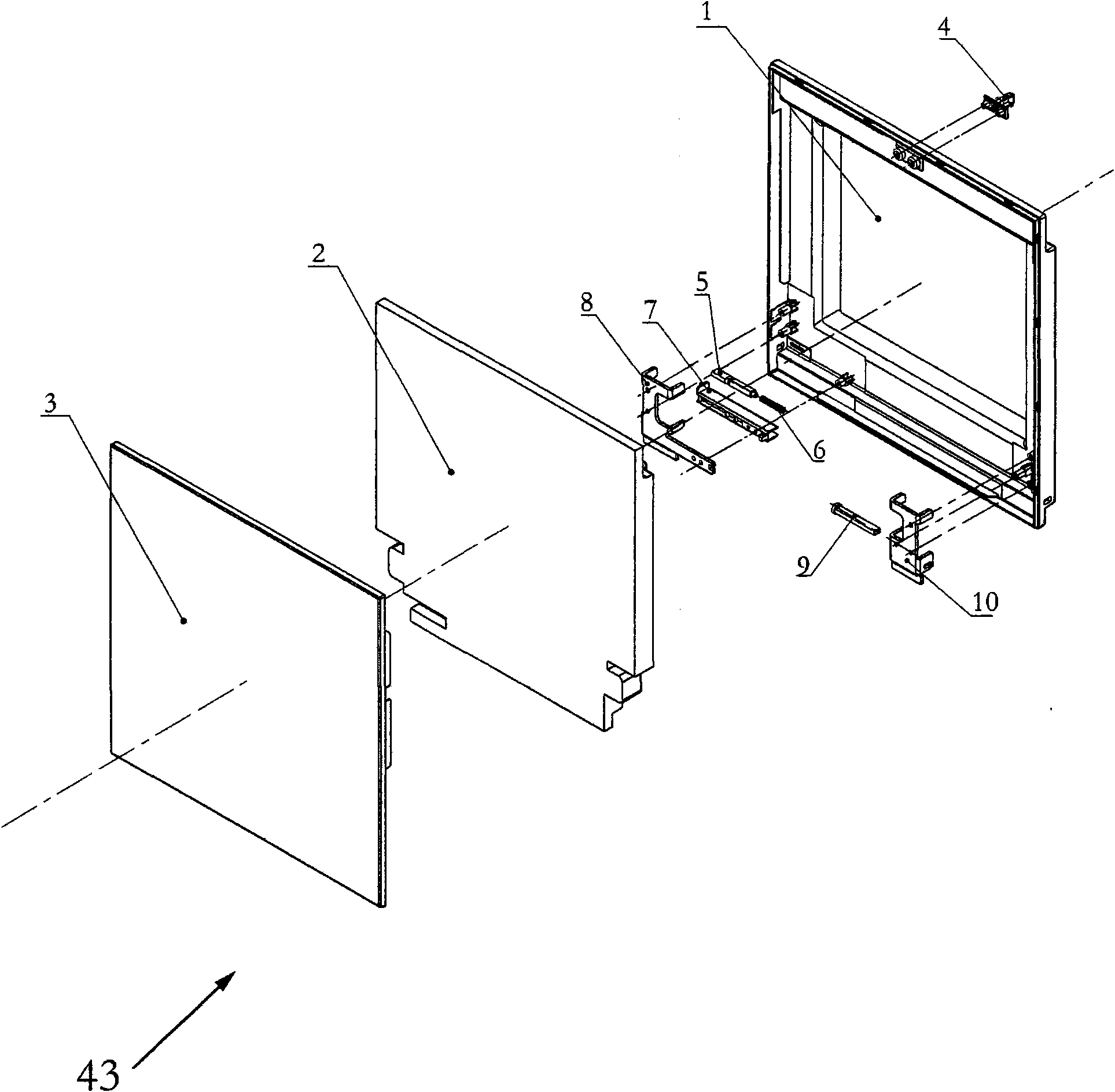 Refrigerator heat insulation bar door