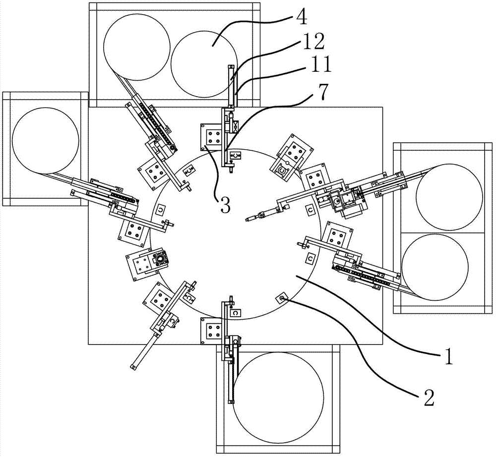 Valve ball loading device of a ball valve automatic assembly machine