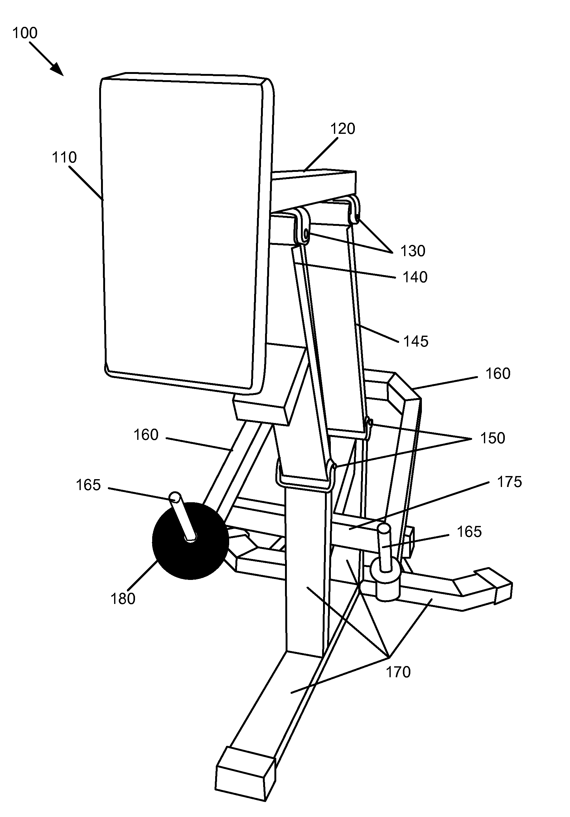 Strike Training Machine with Bidirectional Weight Resistance