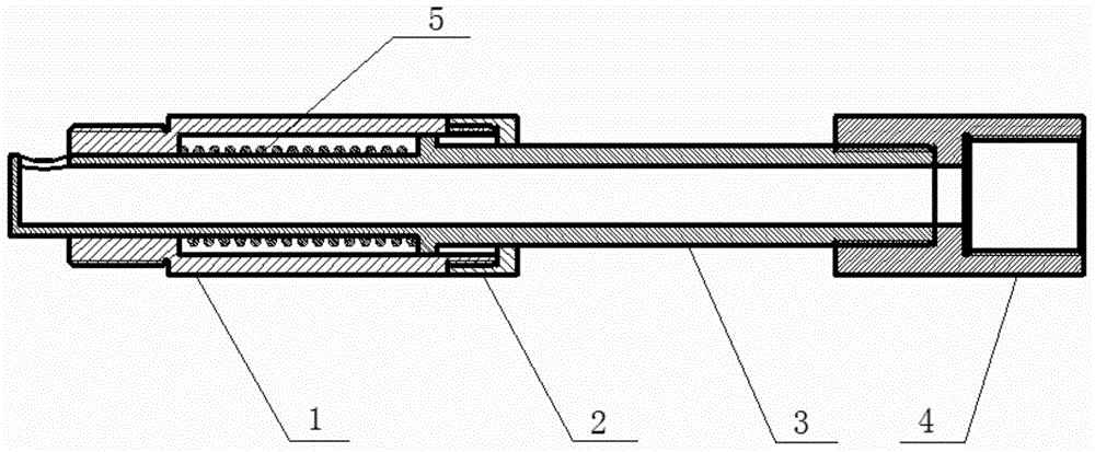 One-way priming device of probing type rotation detonation engine