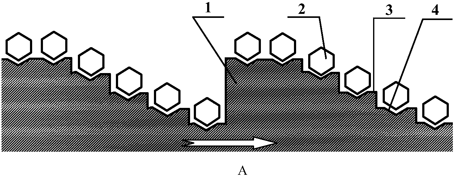 Modified diamond abrasive tool and manufacturing method thereof