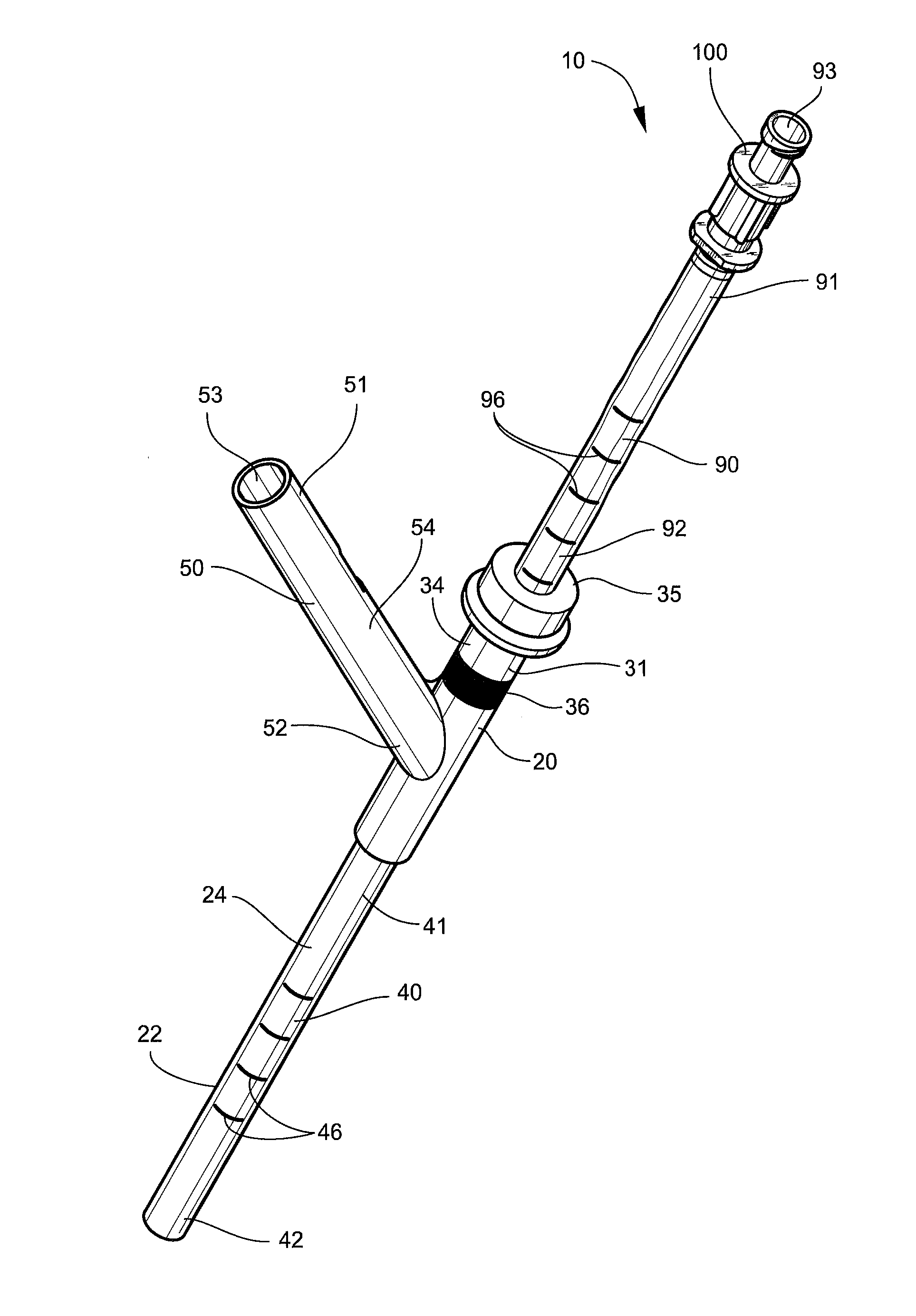 Suction evacuation device