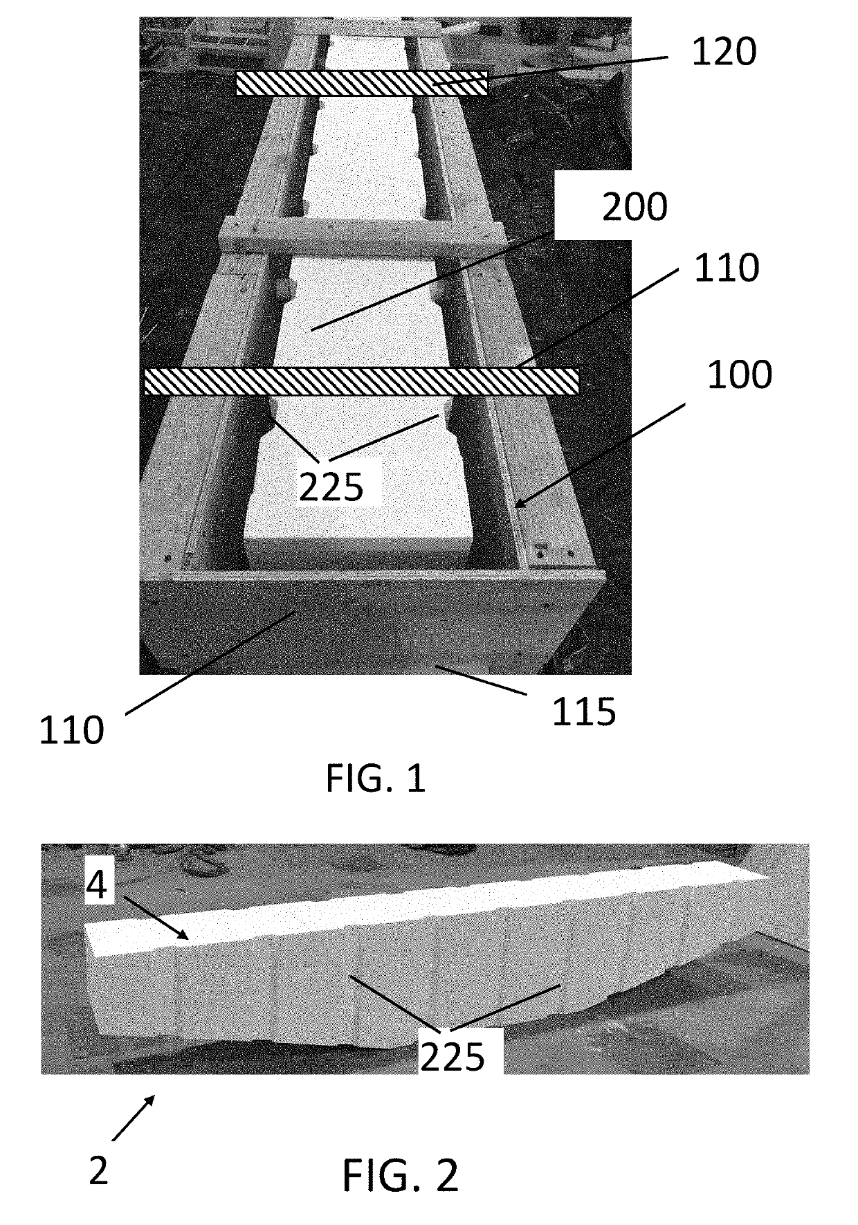 Composite construct and methods and devices for manufacturing the same