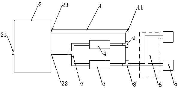 DI (deionized) water supply system and application method thereof