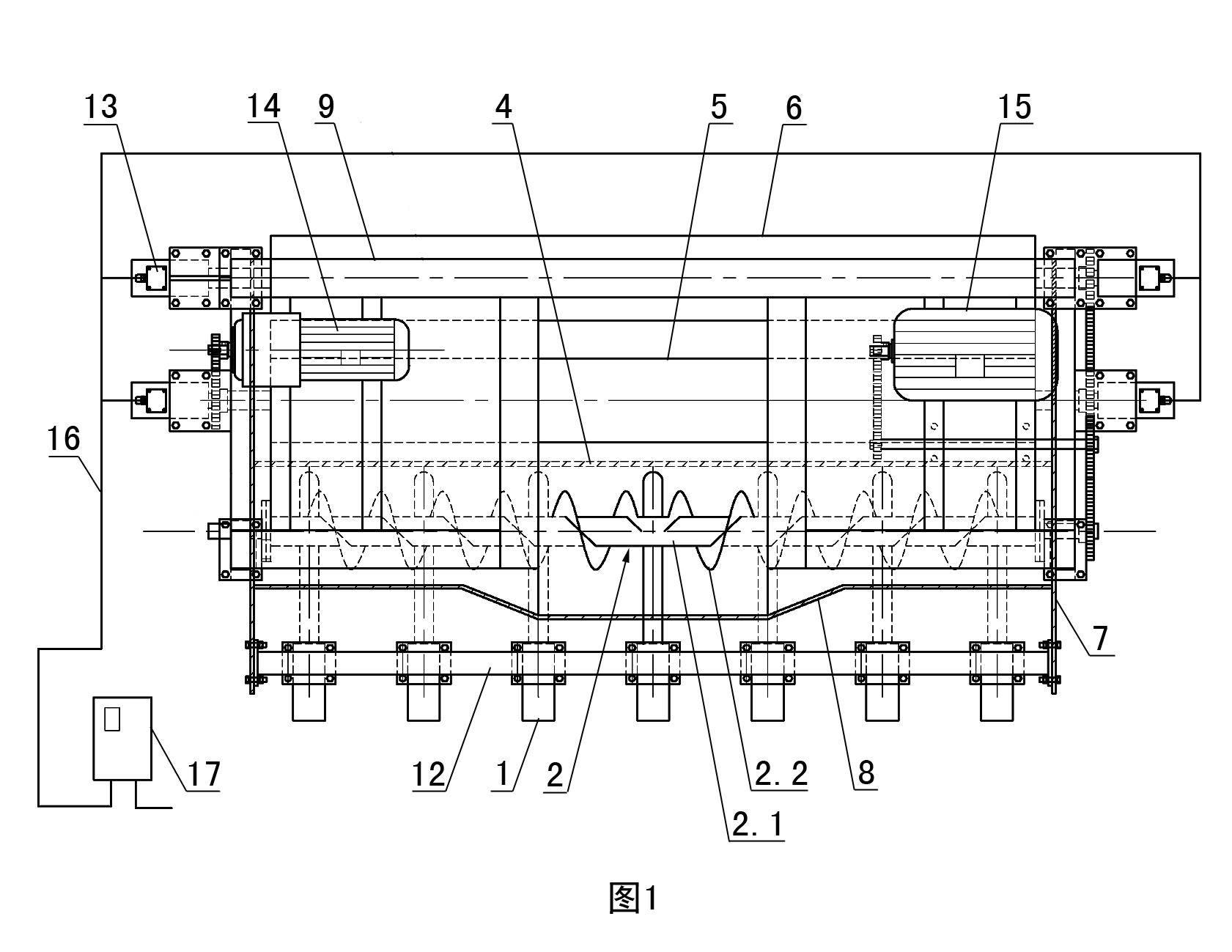 Cement-concrete paving and leveling device