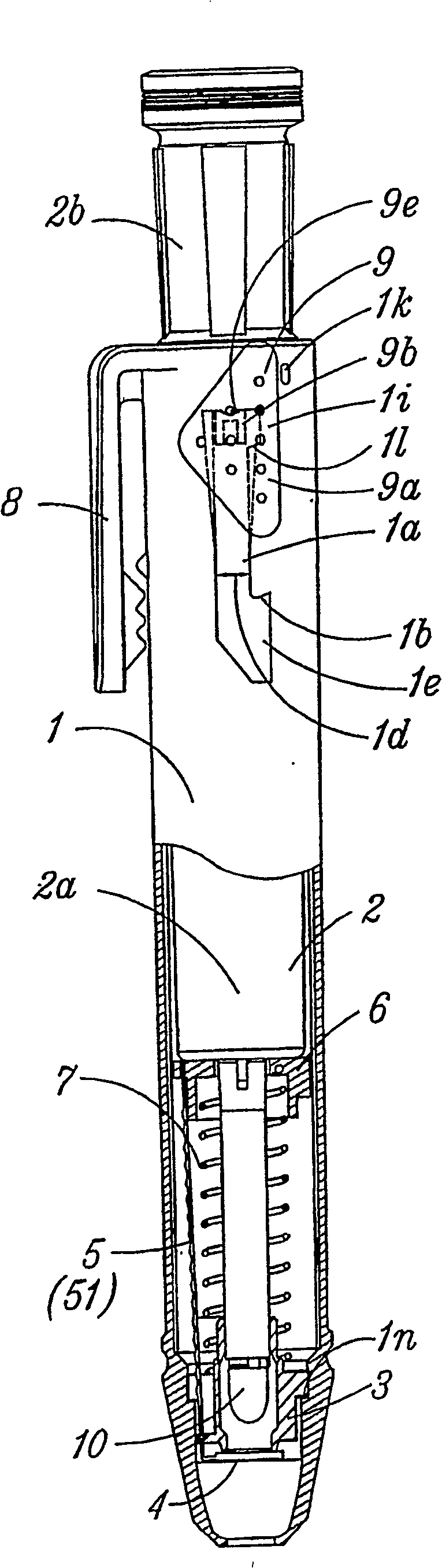 Retractable writing tool