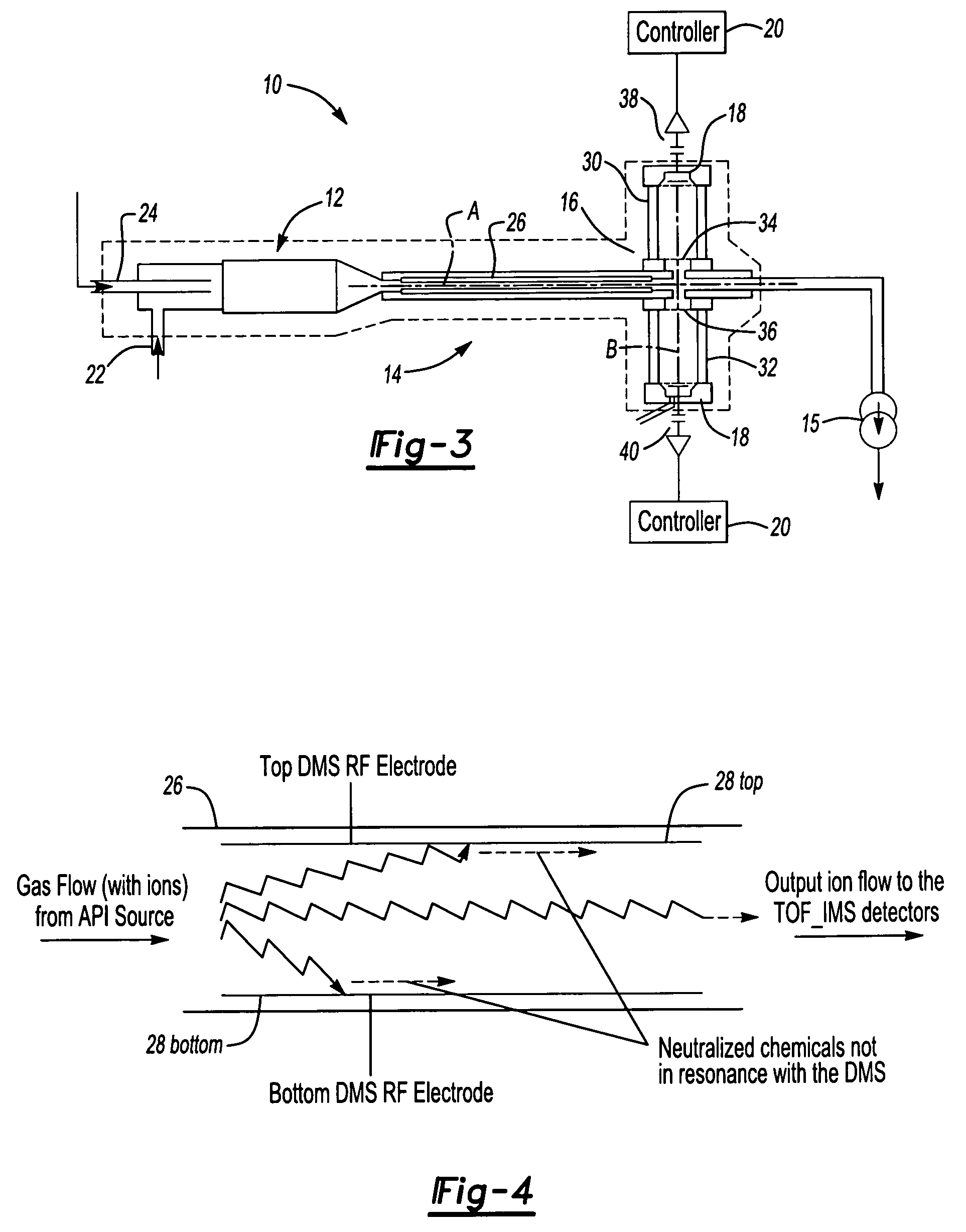 Tandem differential mobility ion mobility spectrometer for chemical vapor detection