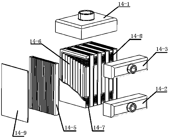 Heat pump system based on open type cold water solidification heat exchanger