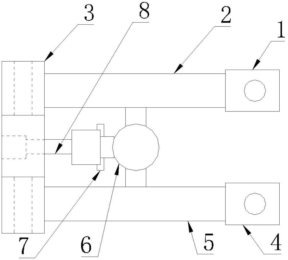 High-speed water jet type high-altitude nursery stock pruning device