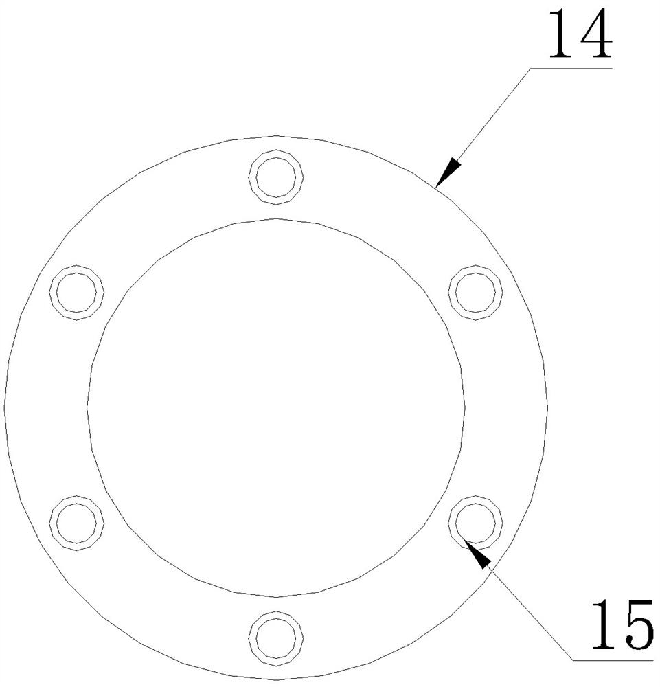 High-speed water jet type high-altitude nursery stock pruning device