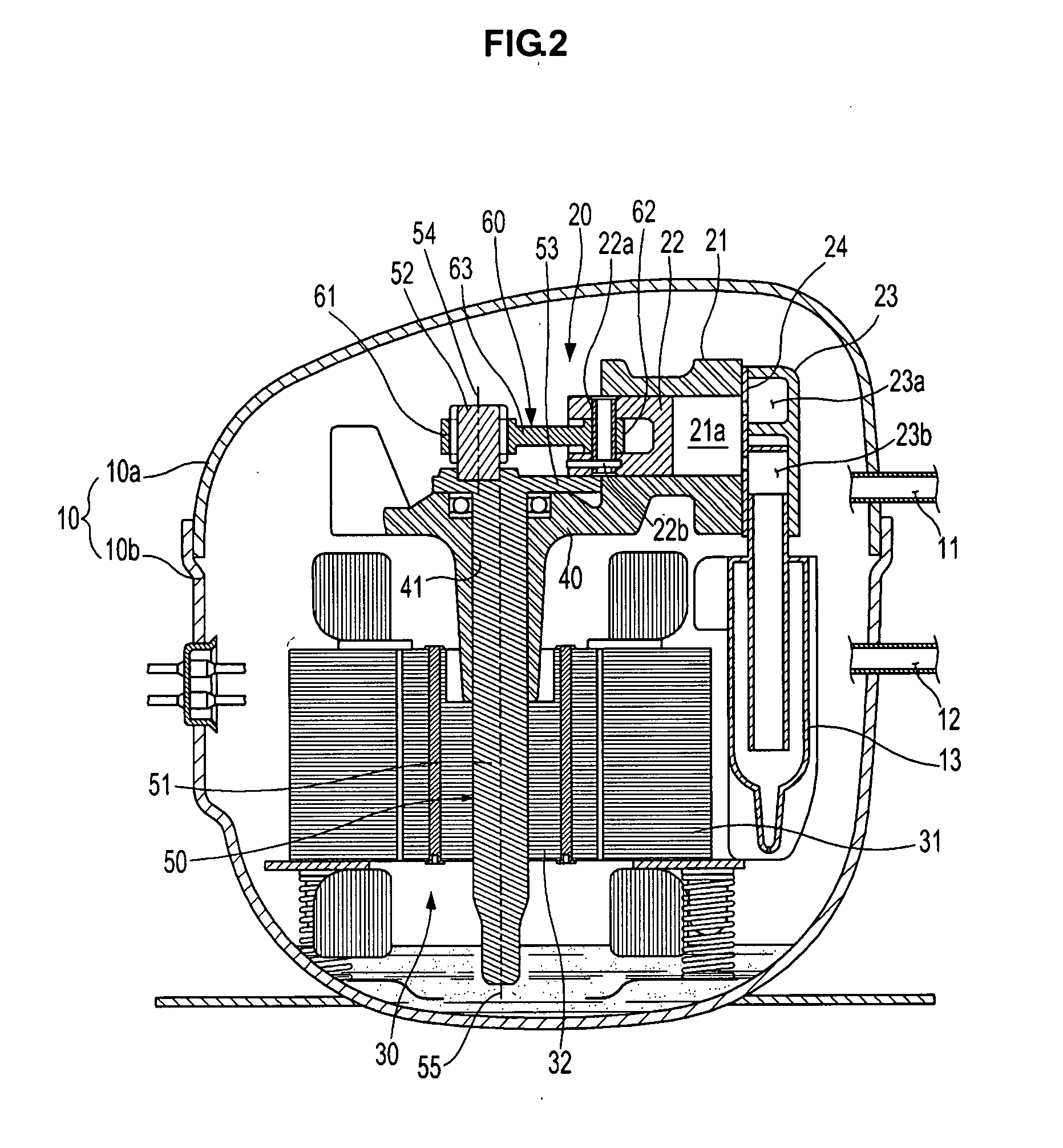 Hermetic compressor