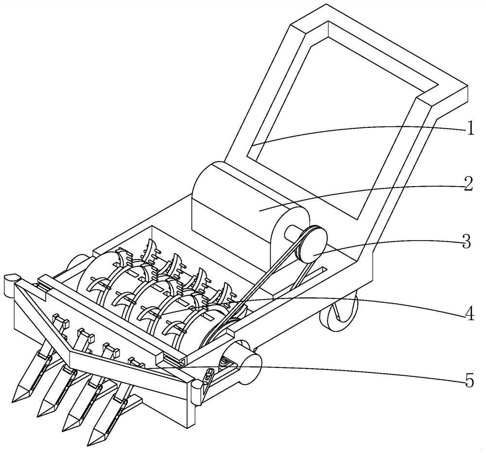 Garden soil loosening equipment