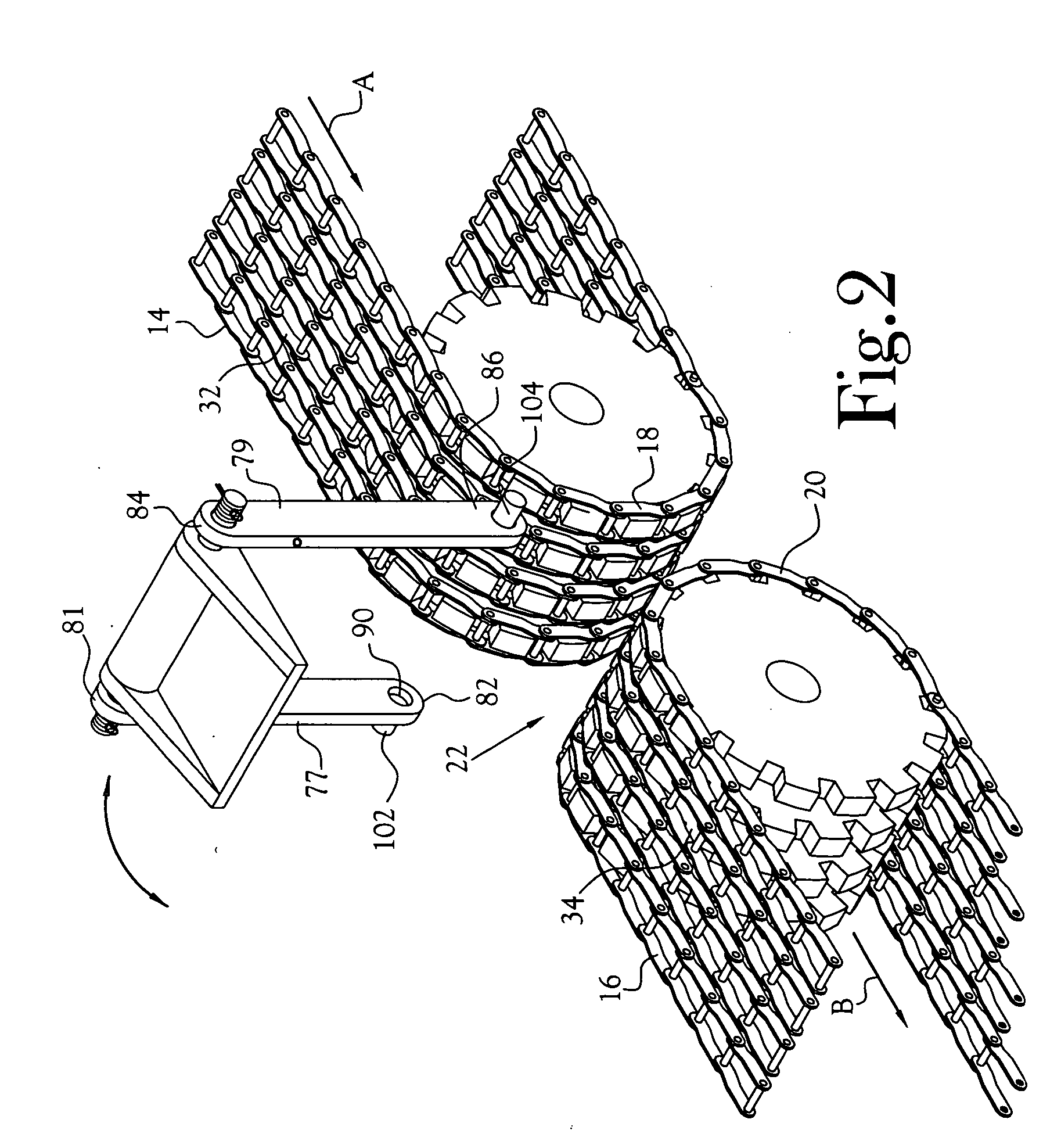 Automatic conveyor slot closure