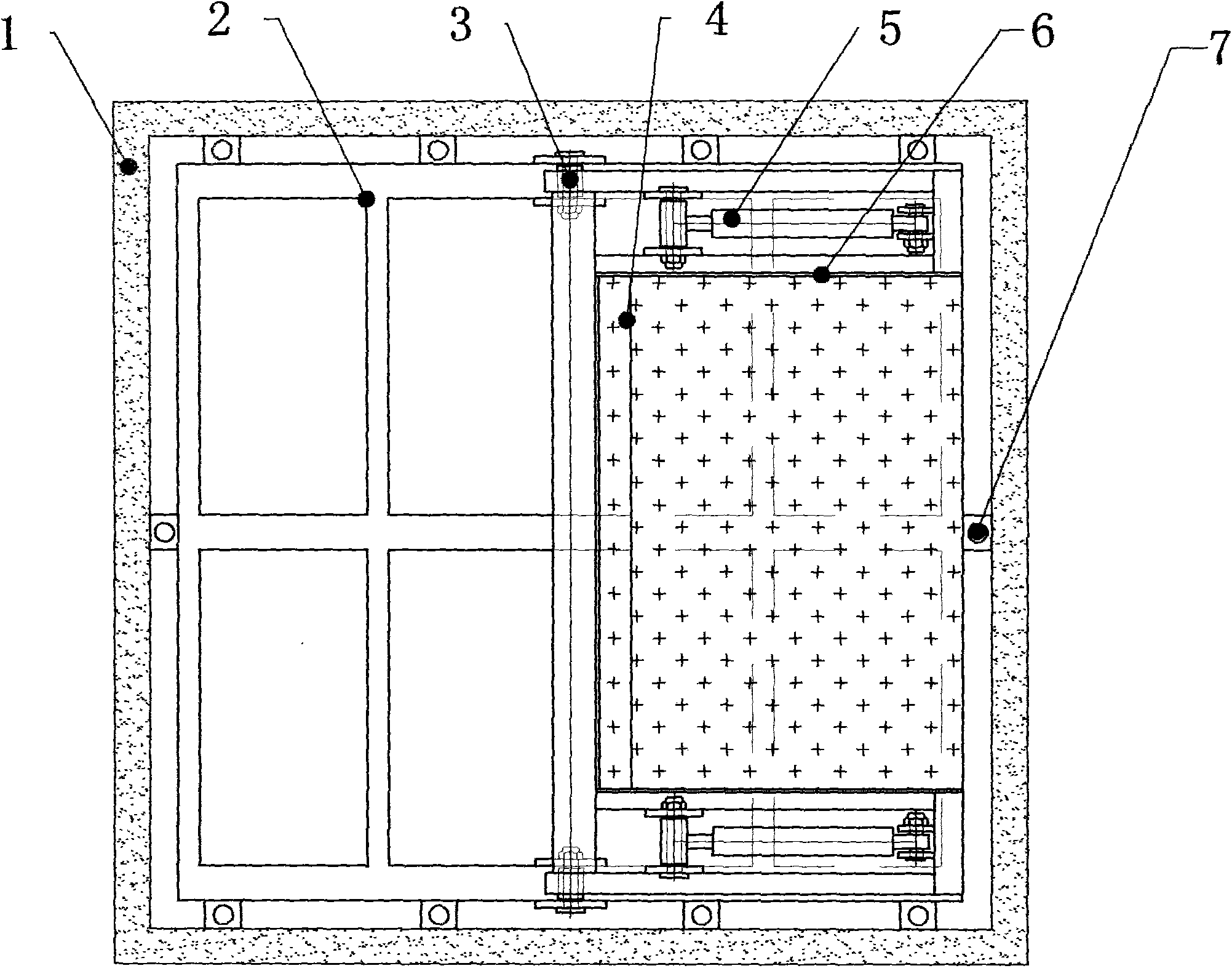 Reciprocating rotary frame