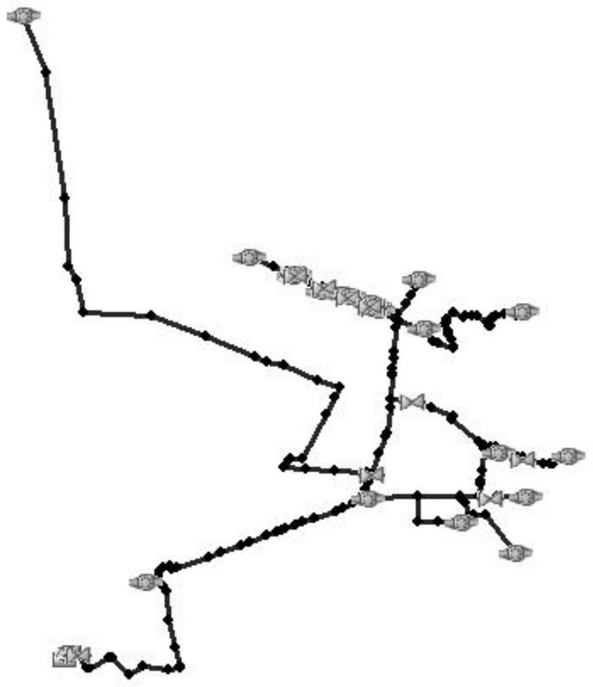 Hydraulic model result symbolization dynamic display method and system based on GIS