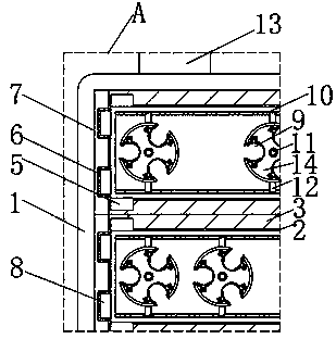 Fixing frame for thermocouple