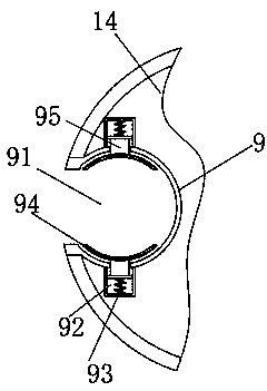 Fixing frame for thermocouple