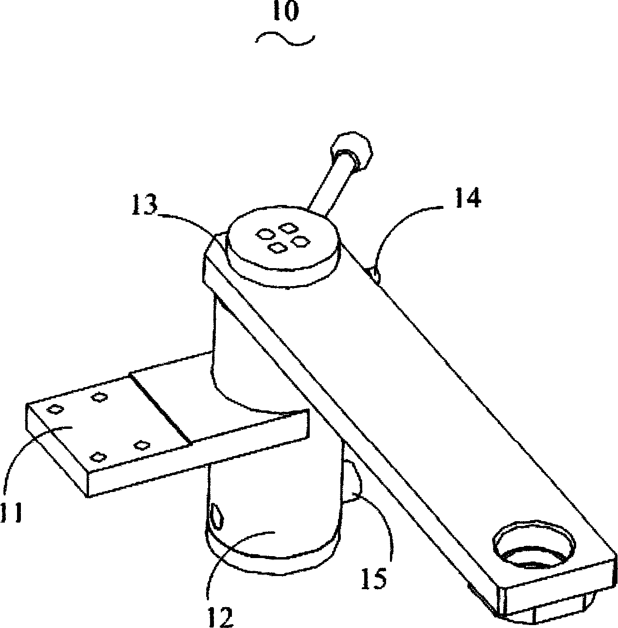 Single-crystal furnace crystal bar positioning device and single-crystal furnace using same