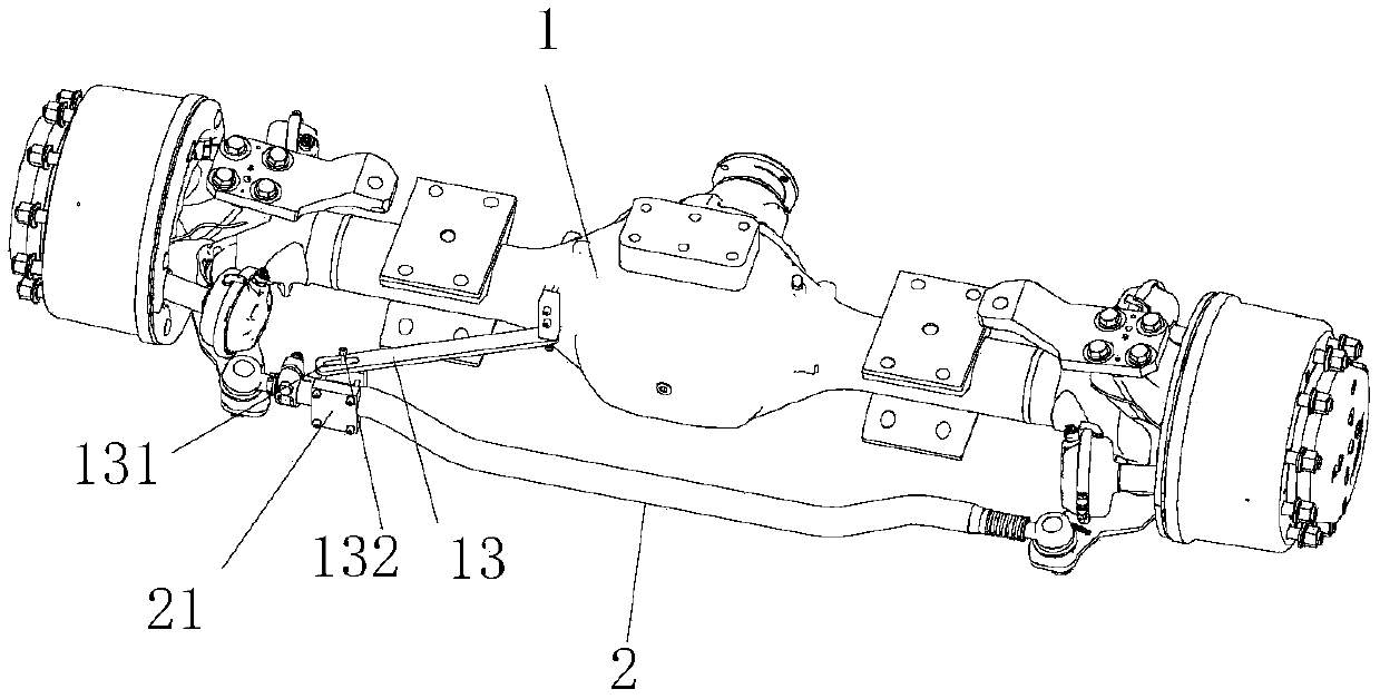 Rubber wheel bogie train wheel positioning method