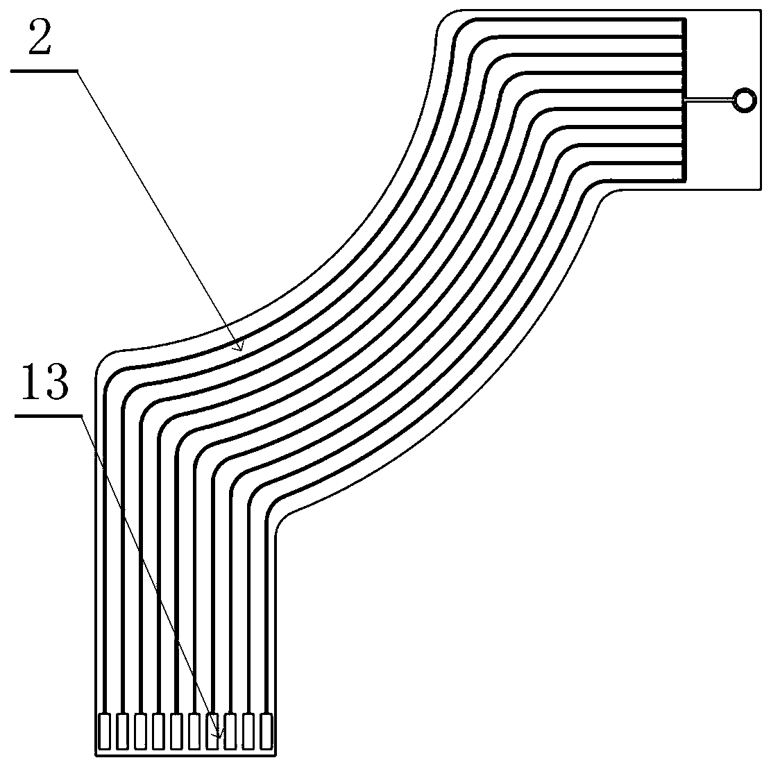 A detection device and detection method for the wear amount of the sliding sleeve of the shaft steel wire rope tank