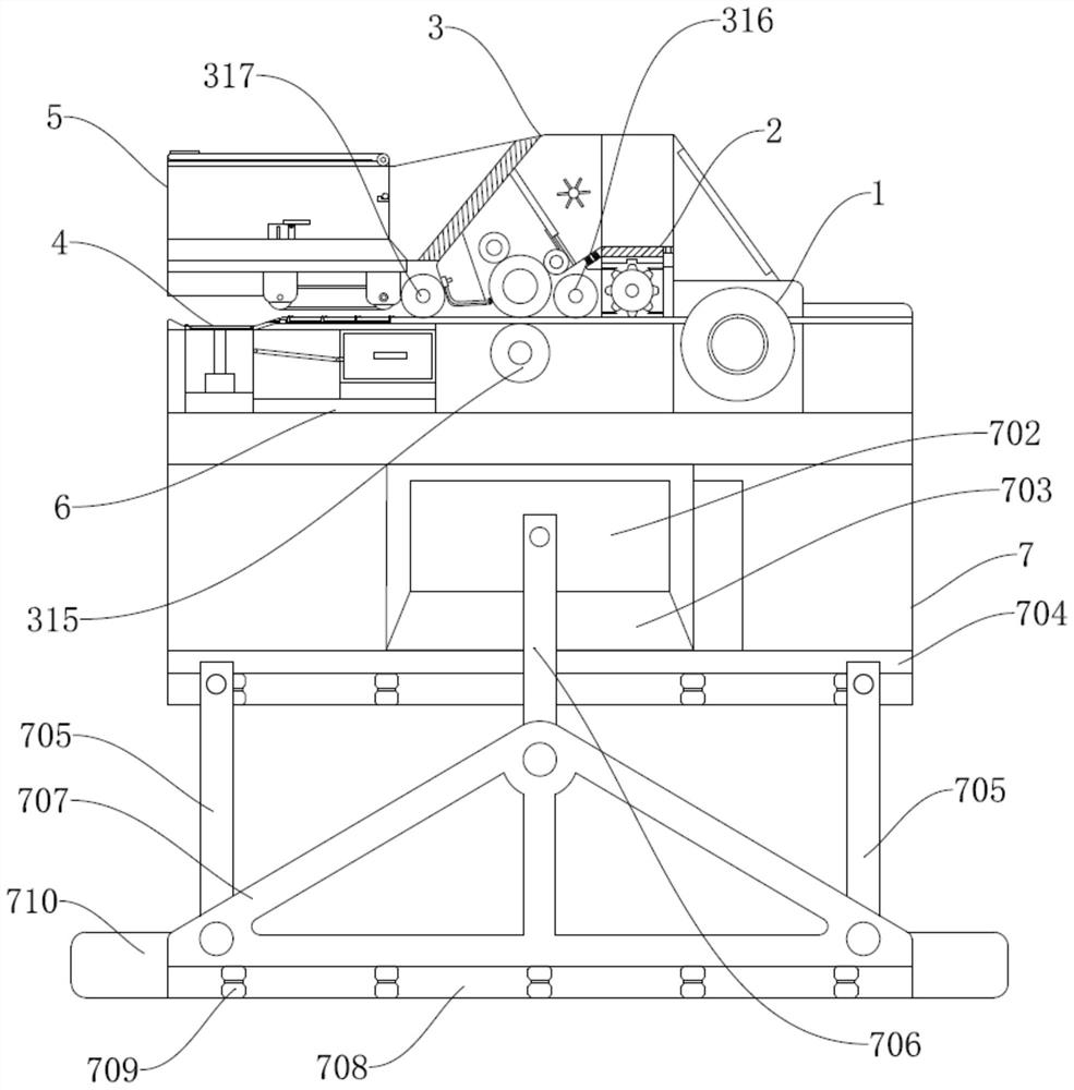 Multifunctional accounting bill printing and storage robot