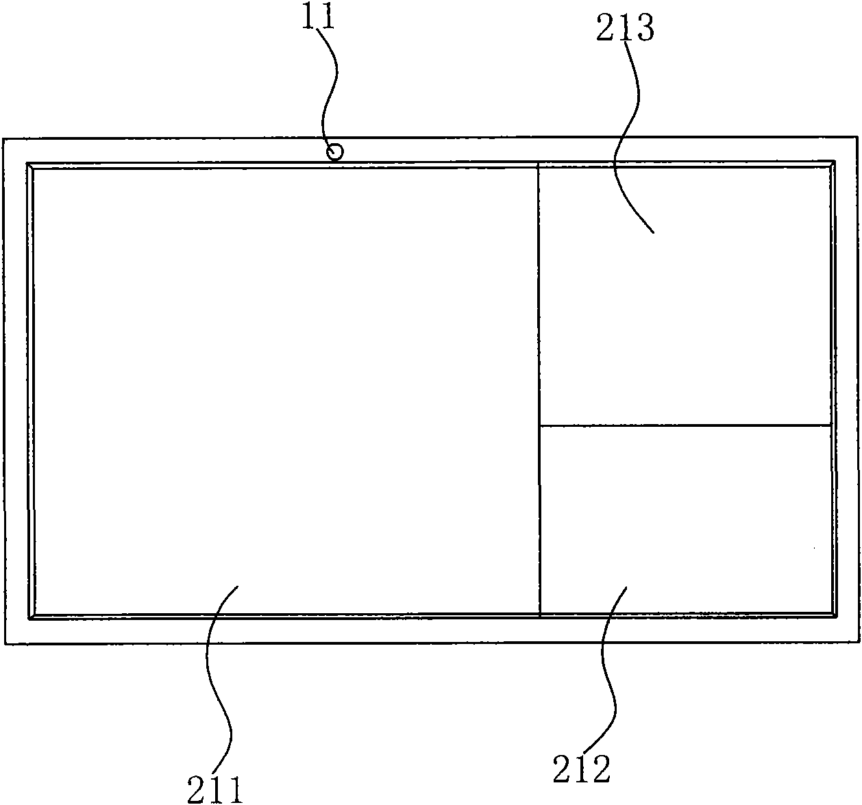 Calendar device having liquid display screen