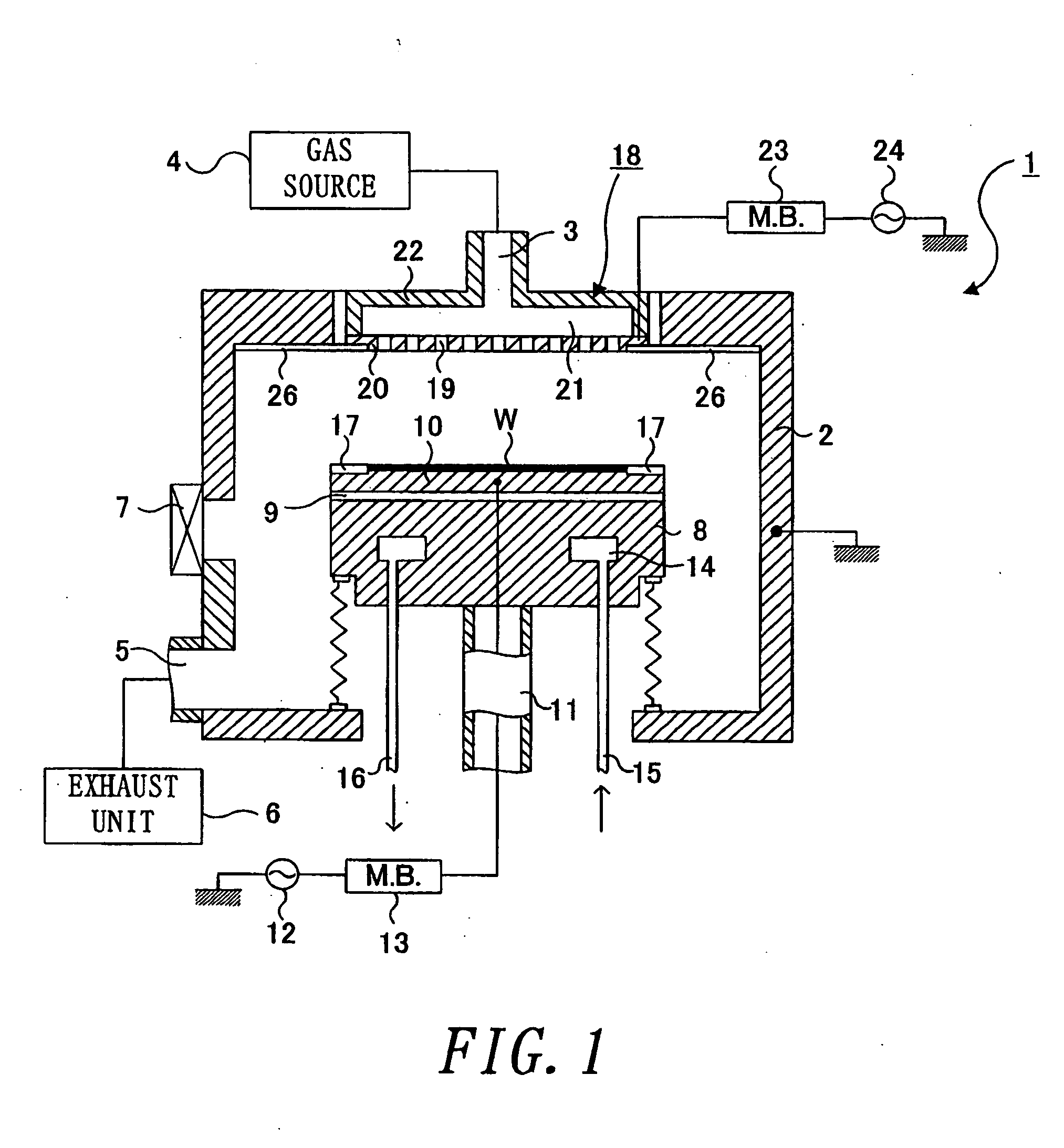 Plasma process device and plasma process method