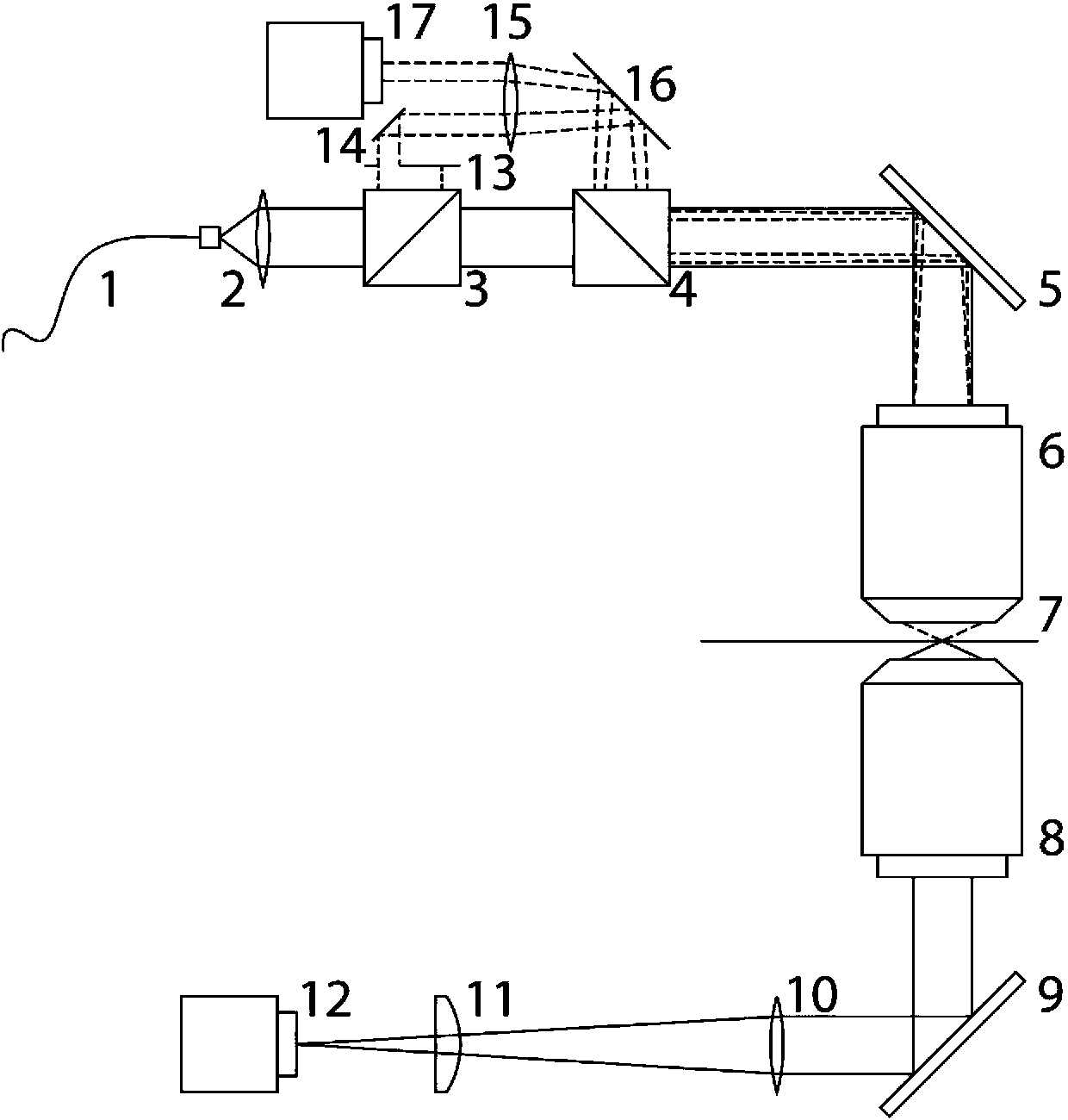 A Locking System of Microscope Lens and Sample Based on 4pi Microscope Architecture