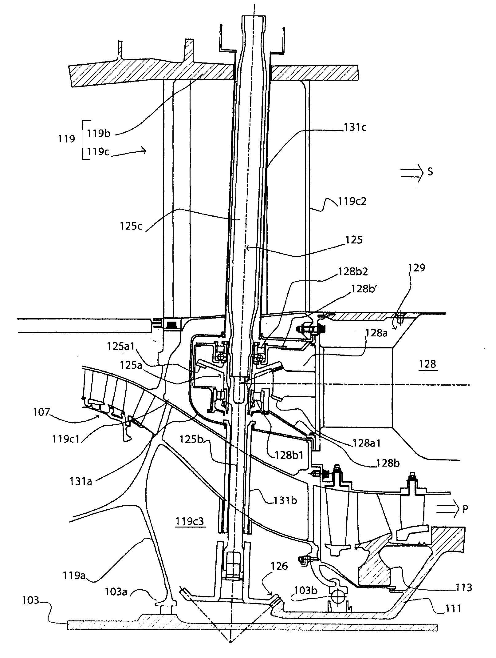 Turbojet engine accessory gear box driveshaft; modular additional accessory