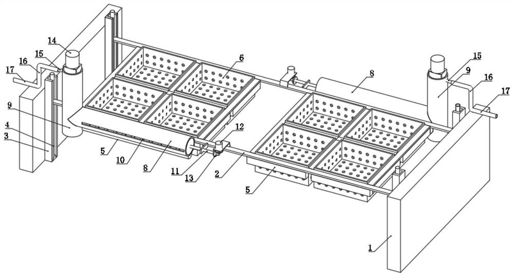 Multifunctional aquatic plant sewage treatment device