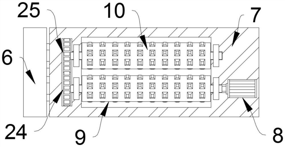 Grinding device for powder photocatalytic material