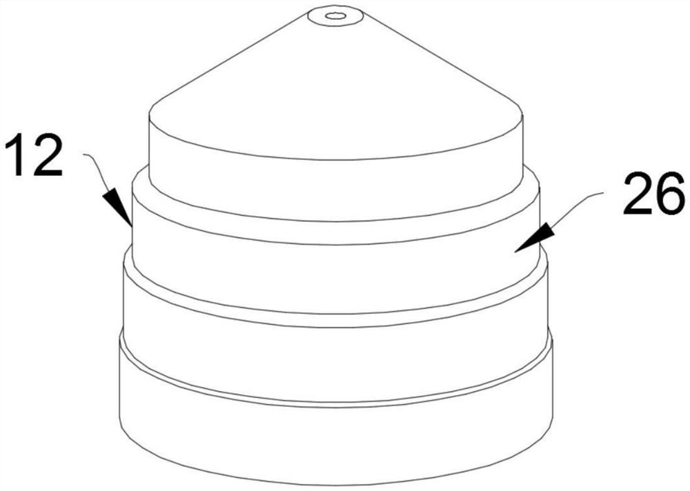 Grinding device for powder photocatalytic material