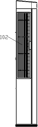 Vertical air conditioner and air duct thereof