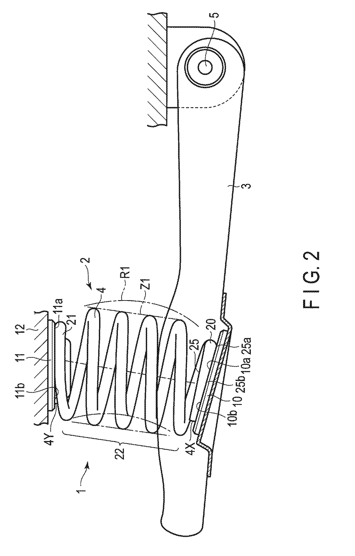 Coil spring for vehicle suspension