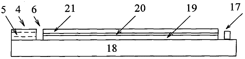 Hybrid integrated planar waveguide detector chip based on coarse wave decomposing and multiplexing