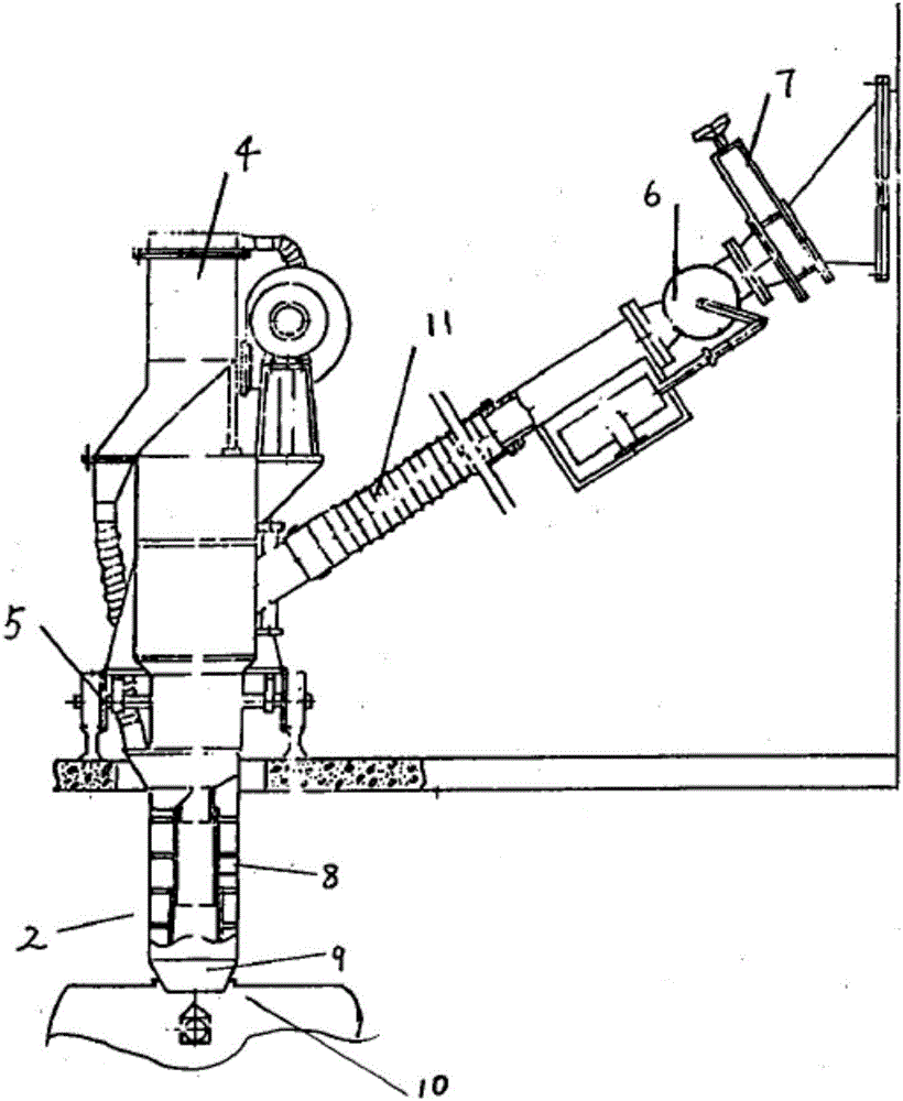 Mobile type bulk dust-free car loader