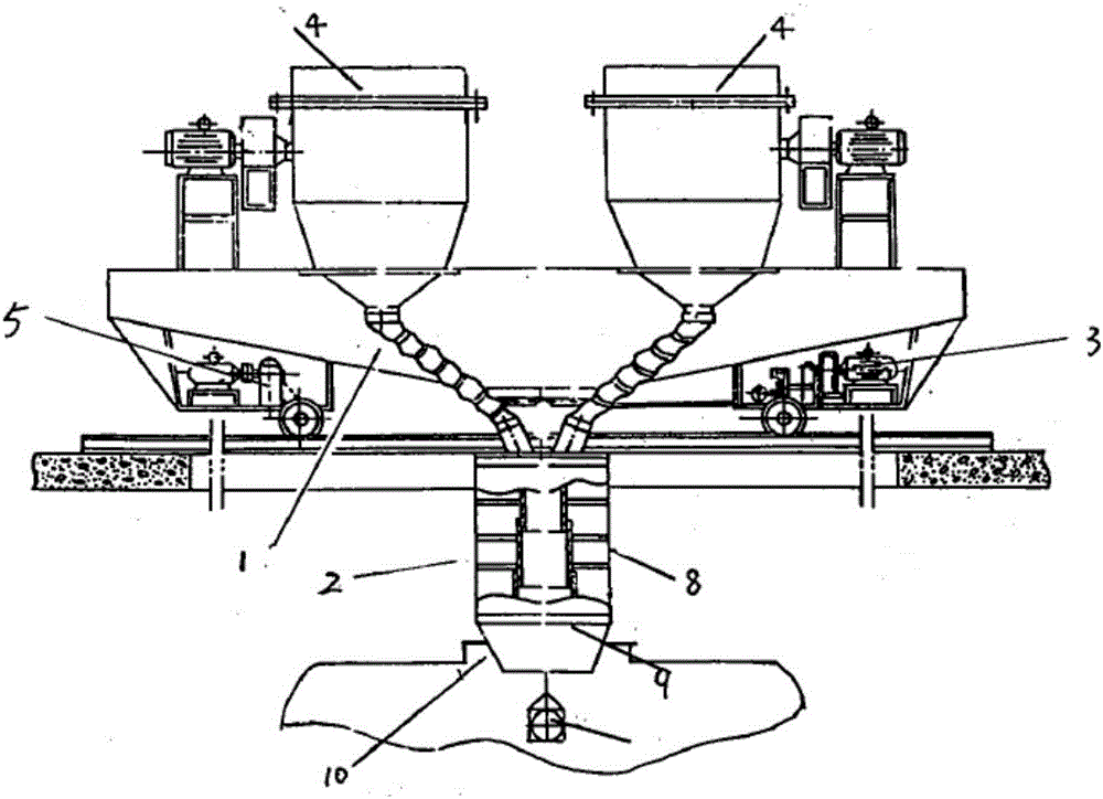 Mobile type bulk dust-free car loader