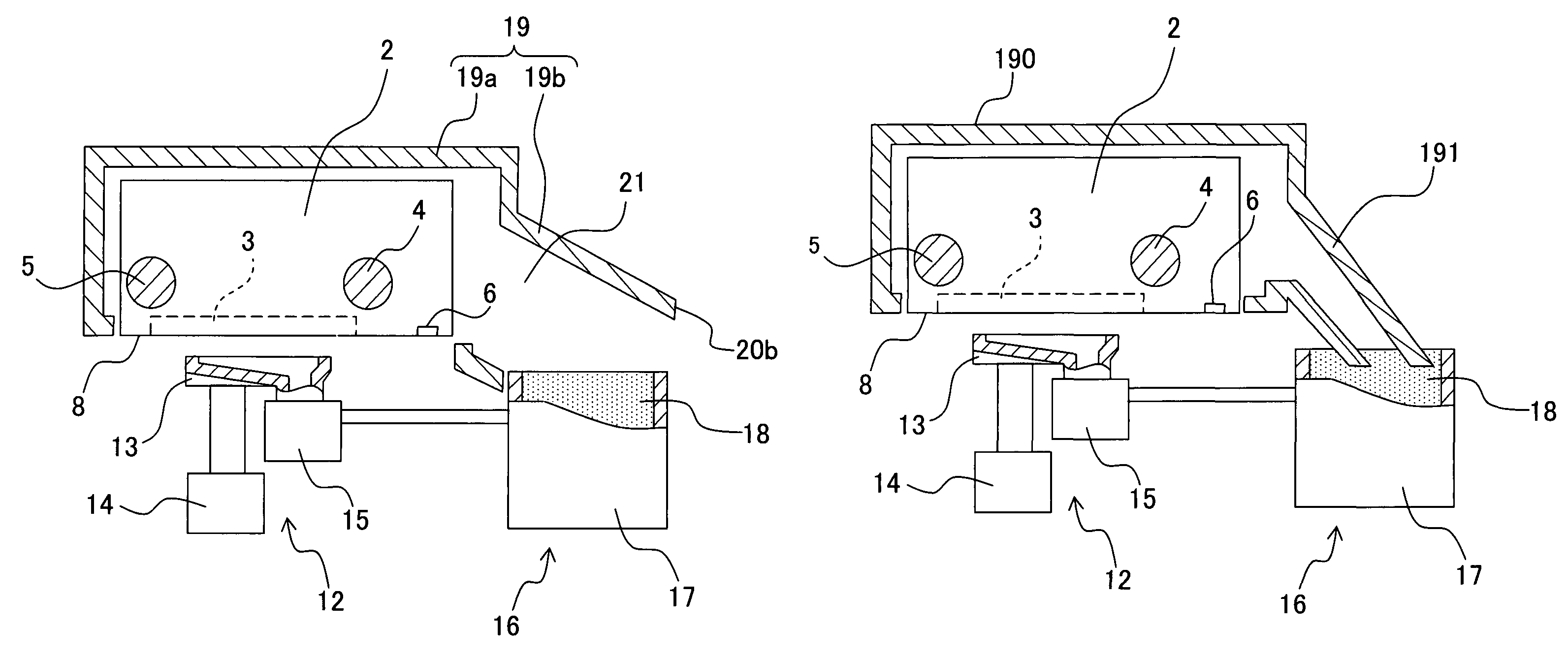 Ink-jet image forming apparatus and waste-ink processing method