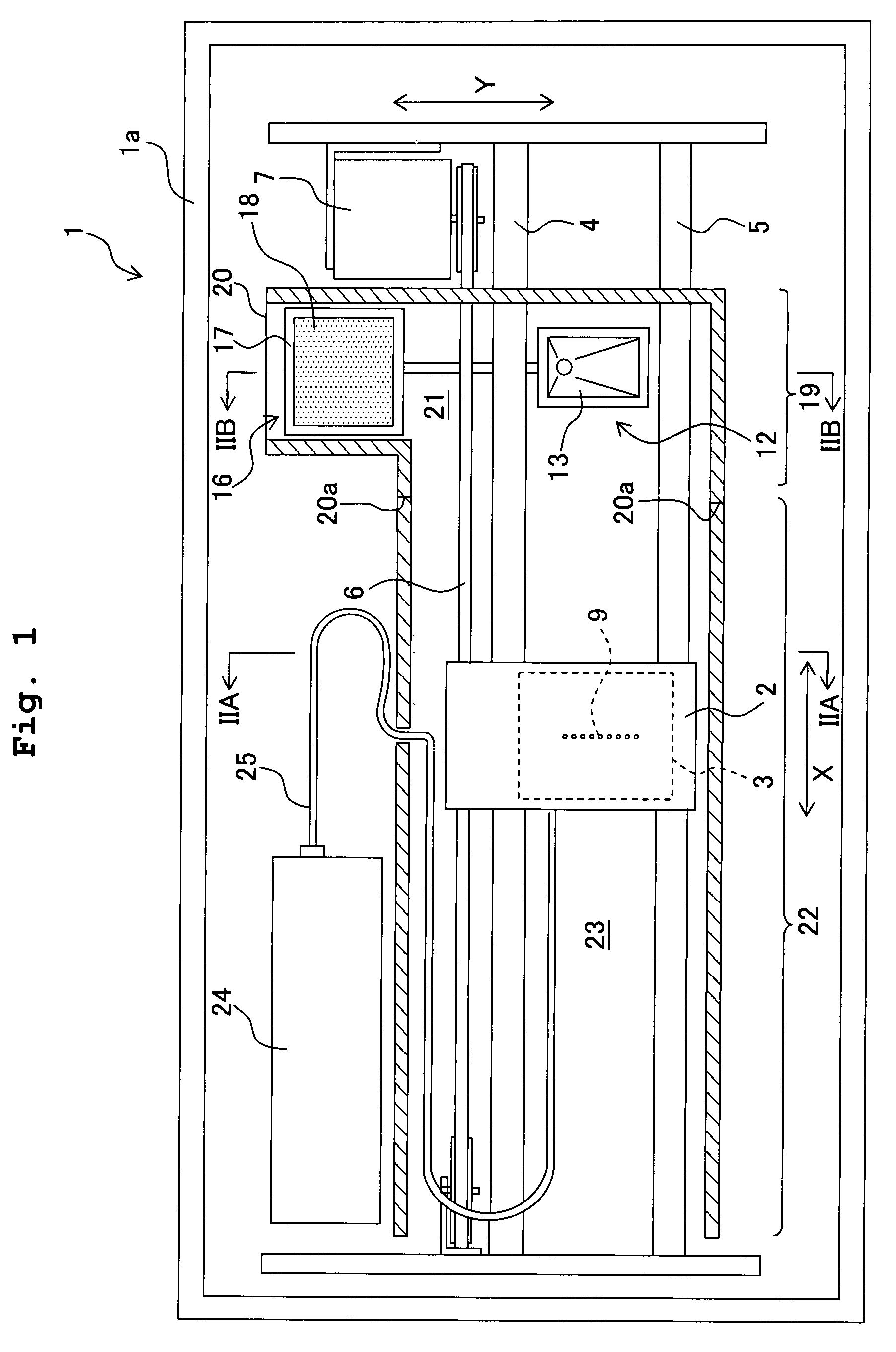 Ink-jet image forming apparatus and waste-ink processing method