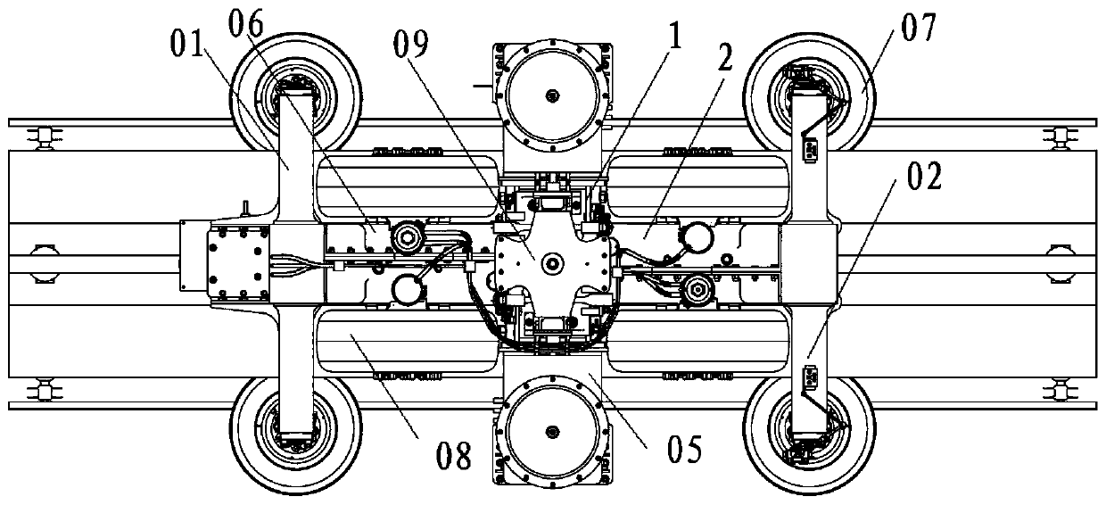 Bogie framework of railway vehicle and bogie