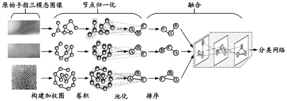 Finger three-mode fusion recognition method, system and device and storage medium