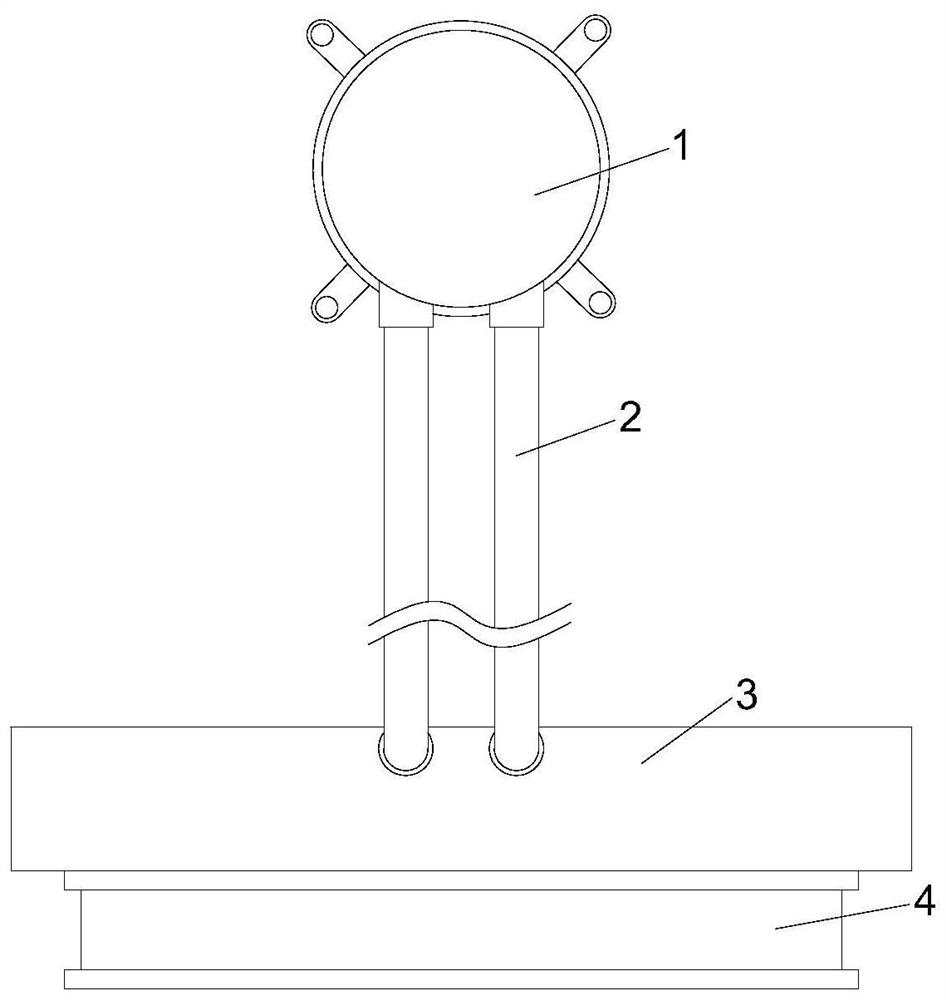 Water-cooling radiator of computer host CPU