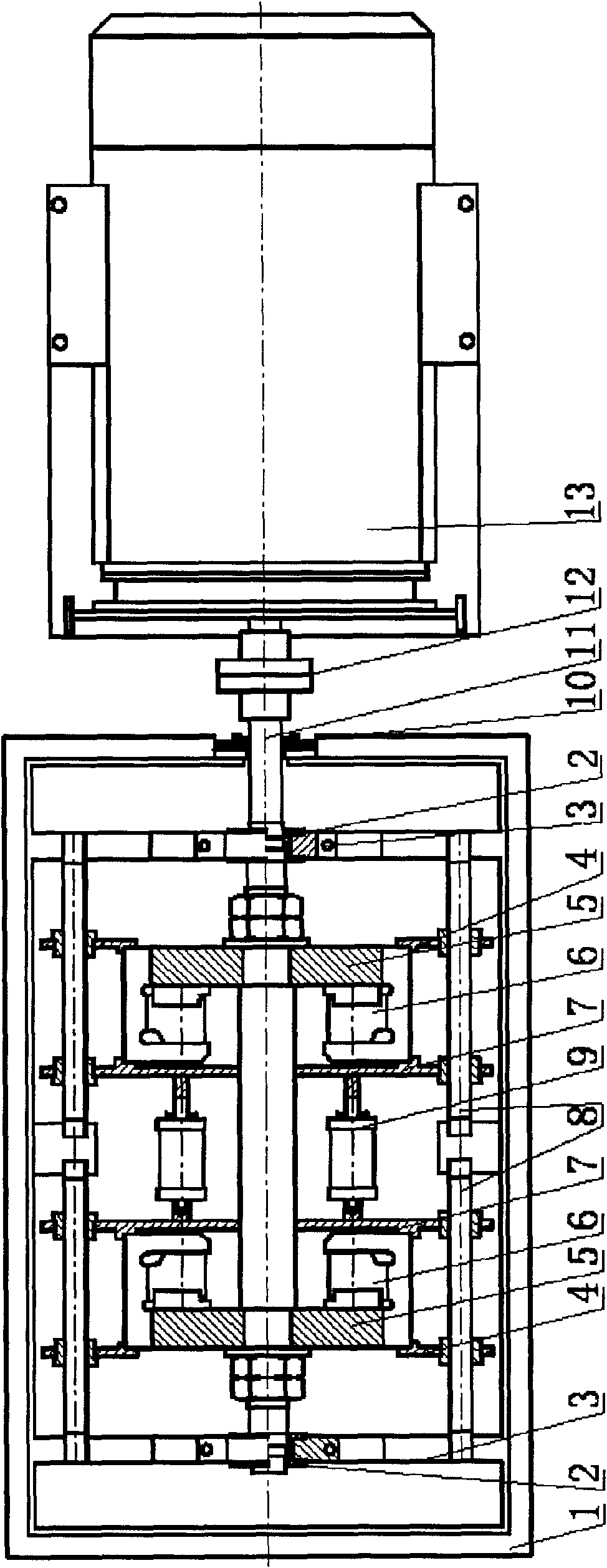 Double direction thrust bearing tester