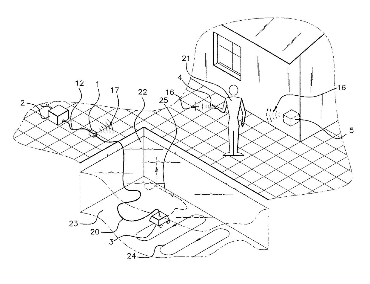 Method and device for modifying a device for cleaning a submerged surface