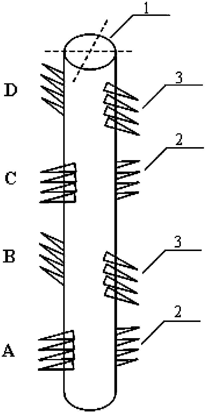 Single-layer multi-seam fracturing technology based on stereoscopic staggered oriented perforating technology