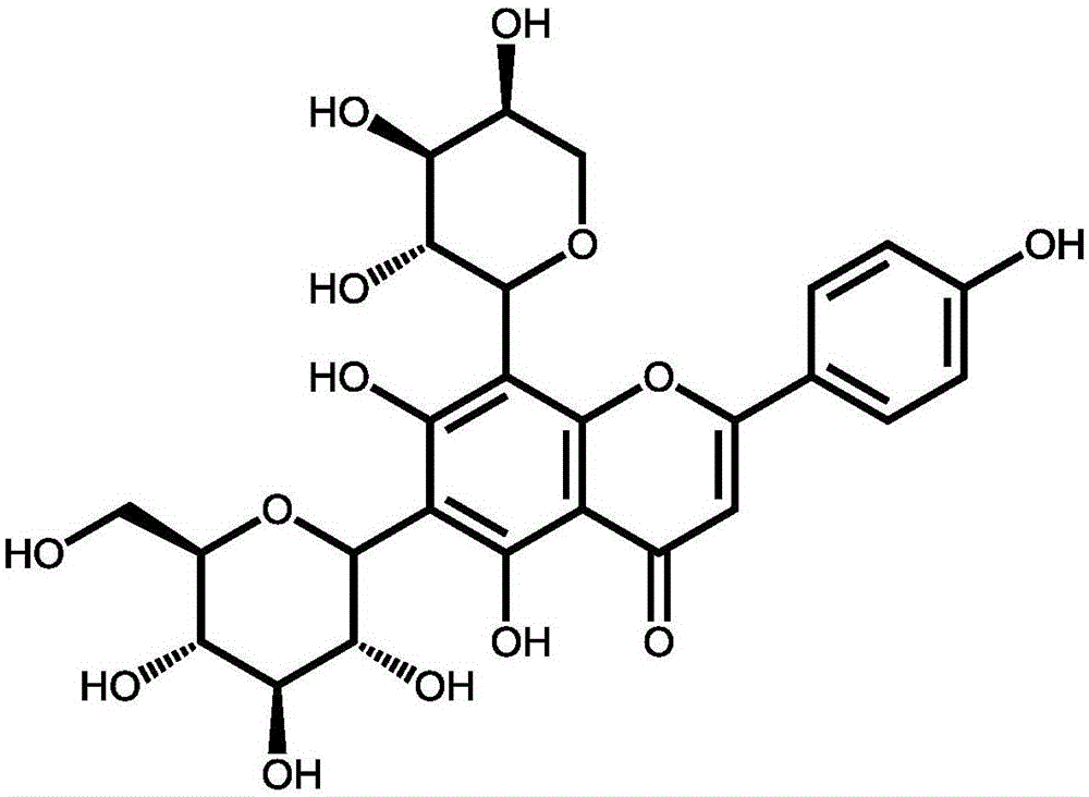 Method and system for simultaneously extracting three c-glycosylflavone compound monomers from herba desmodii styracifolii