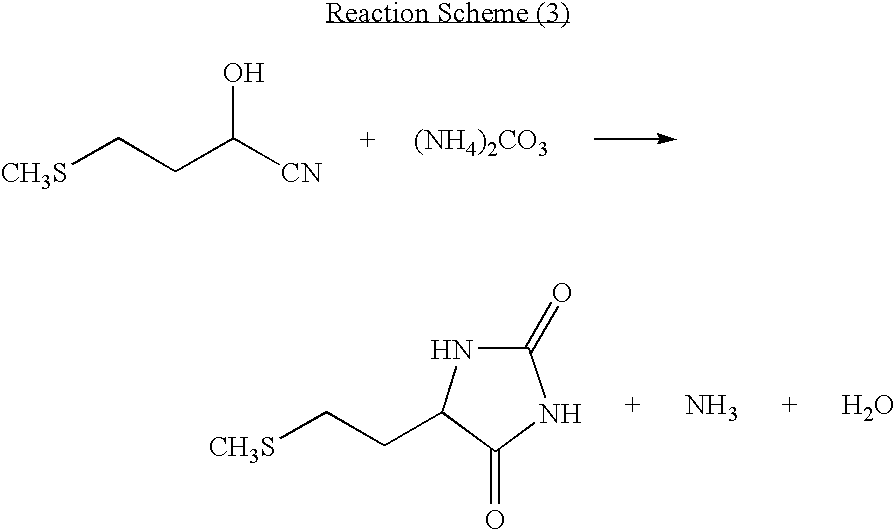 Process for producing methionine