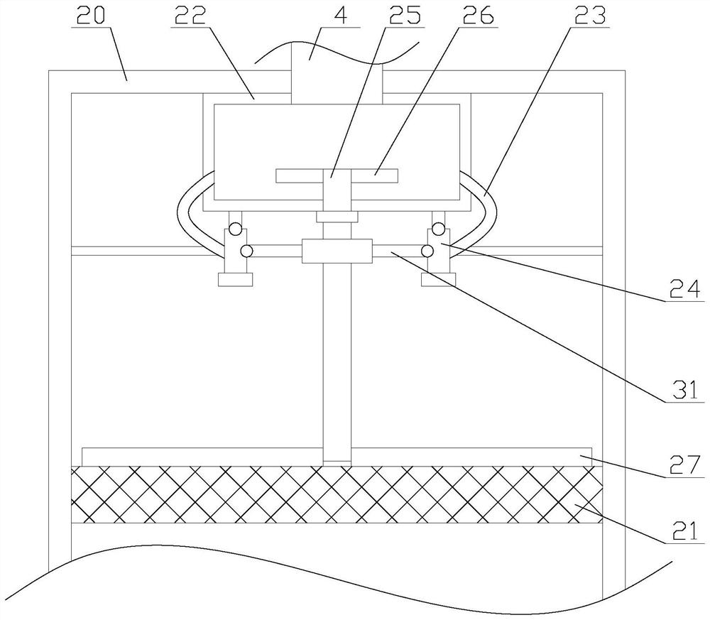 A hydraulic station with a function of removing impurities and a good shock absorption effect